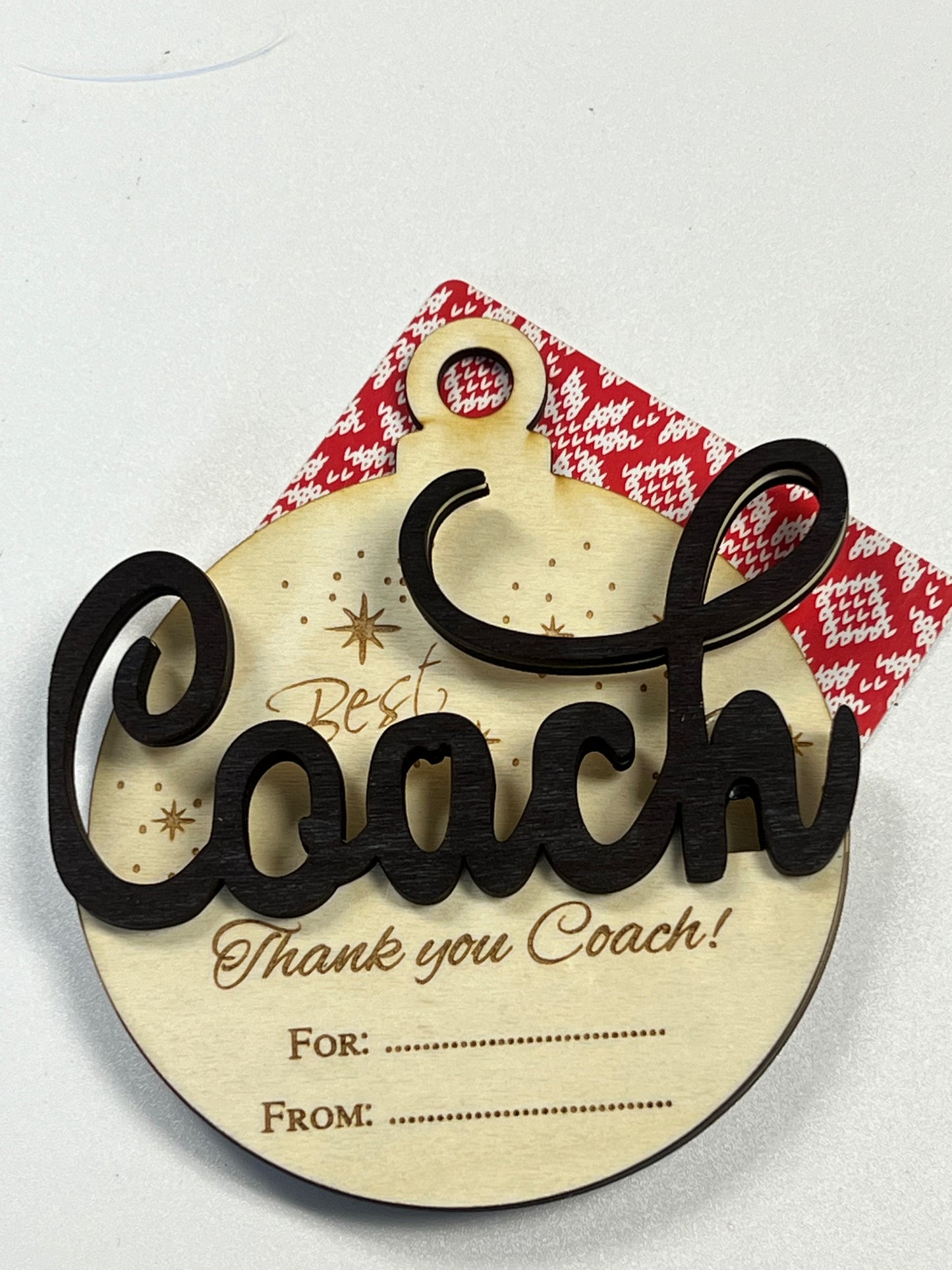 Coach Gift Card Holder , Make it Personal ADD Custom Engraving