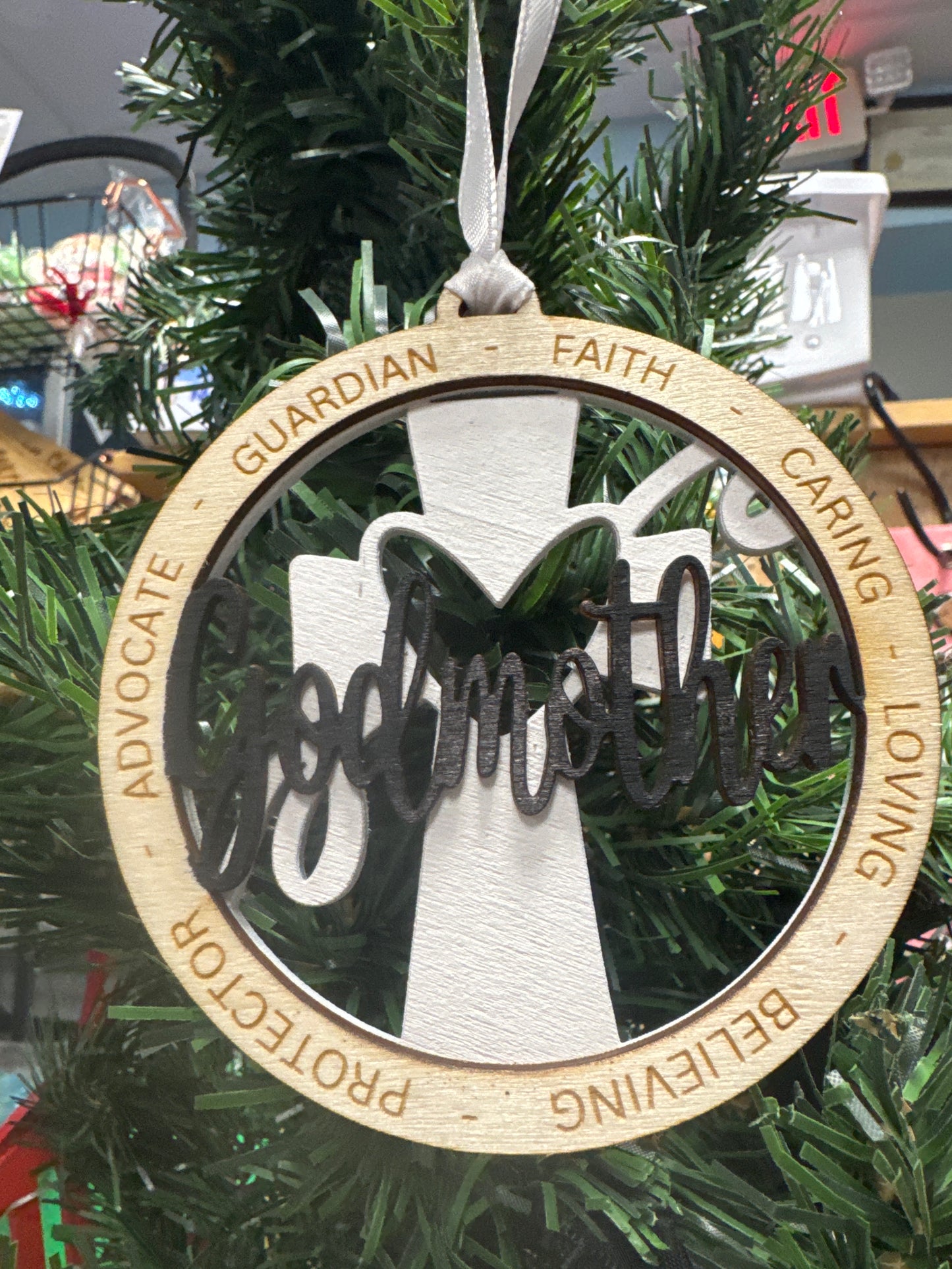 Godmother Custom Wooden Ornament Great Holiday