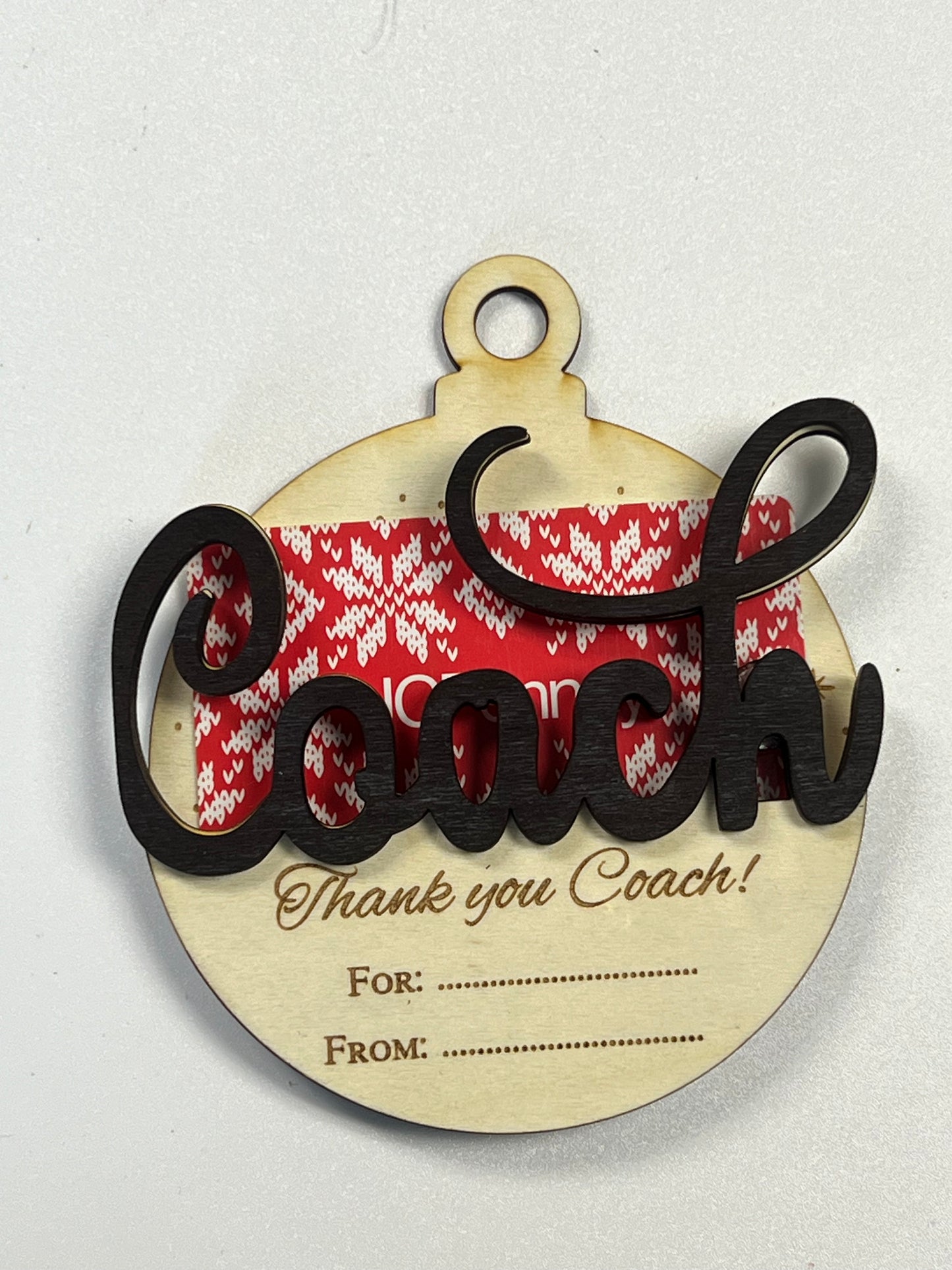 Coach Gift Card Holder , Make it Personal ADD Custom Engraving