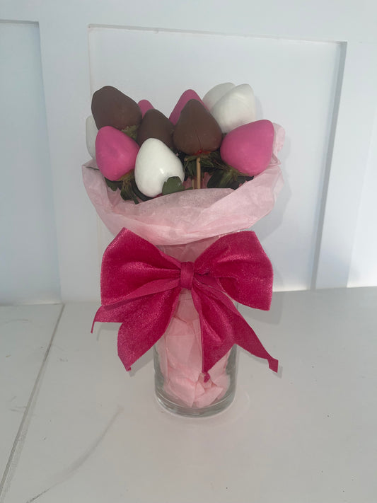 Chocolate Covered Strawberry Bouquets