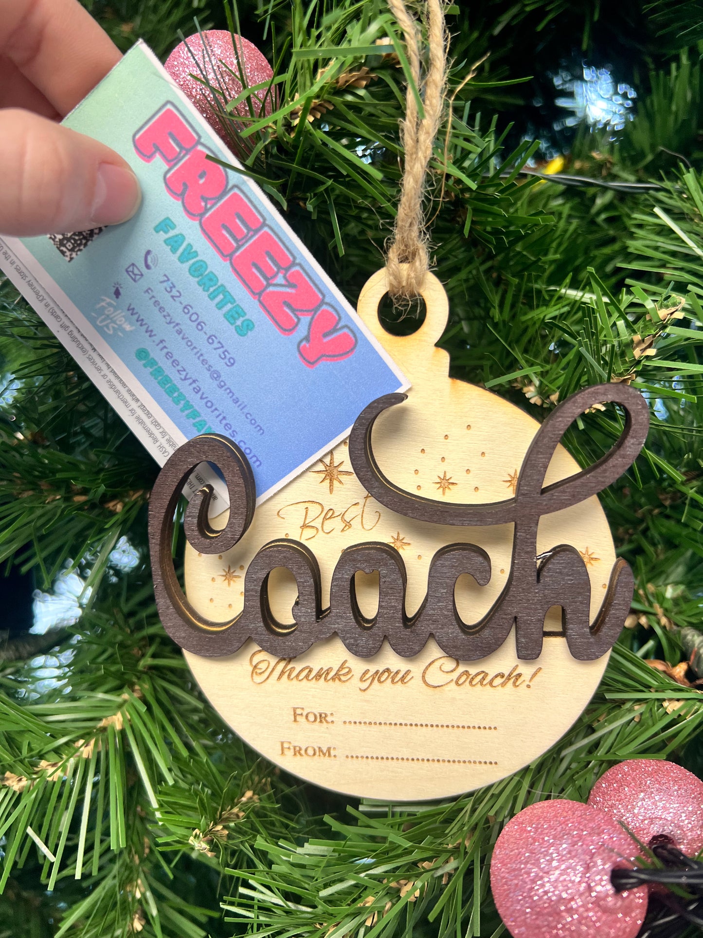 Coach Gift Card Holder , Make it Personal ADD Custom Engraving