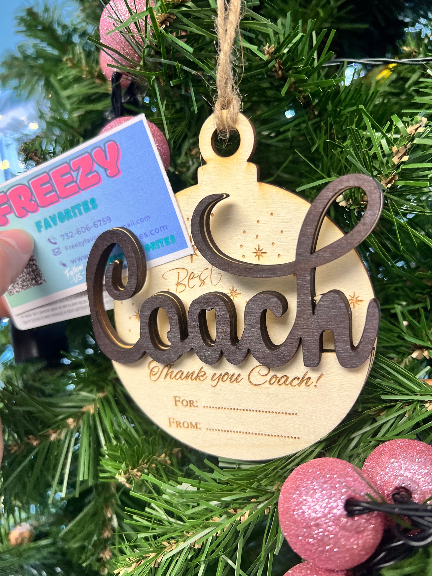 Coach Gift Card Holder , Make it Personal ADD Custom Engraving