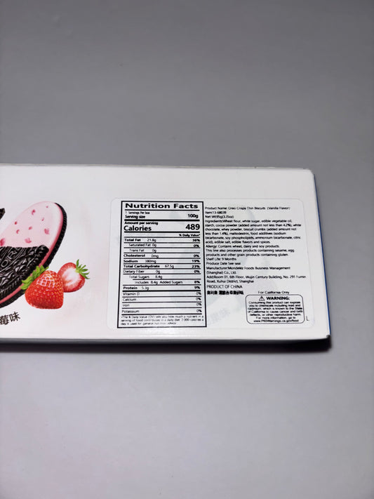 Exotic Oreo Thins - Unique Flavors from Asia
