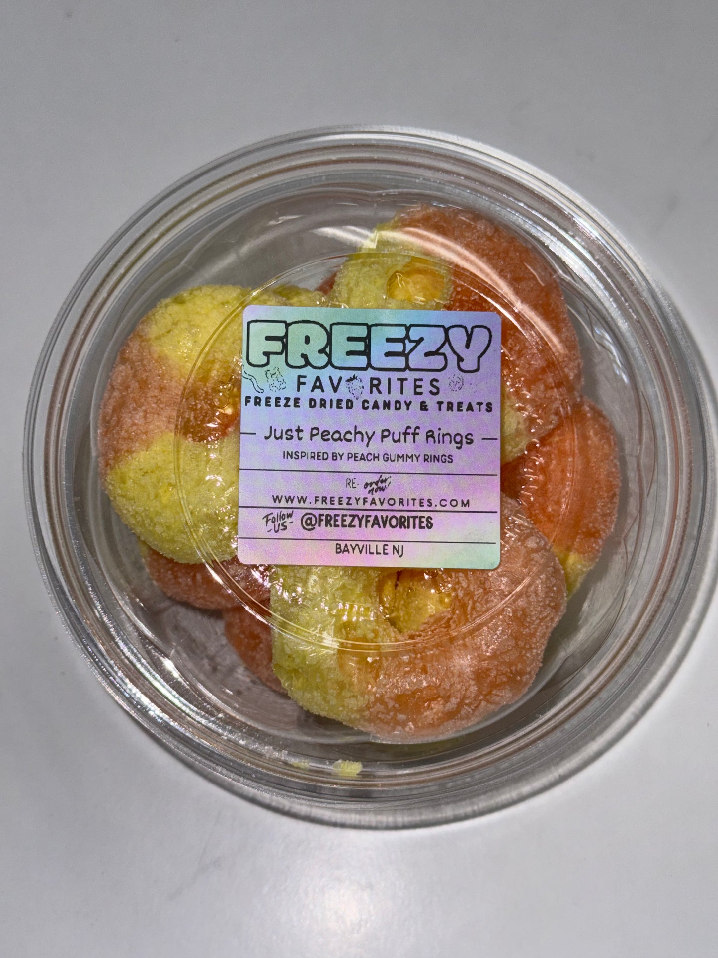Just Peachy Freeze Dried Rings
