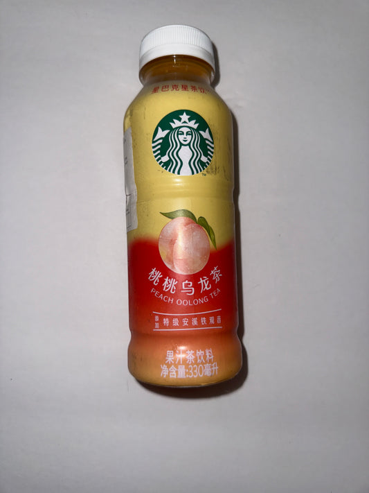 Starbucks peach oolong tea