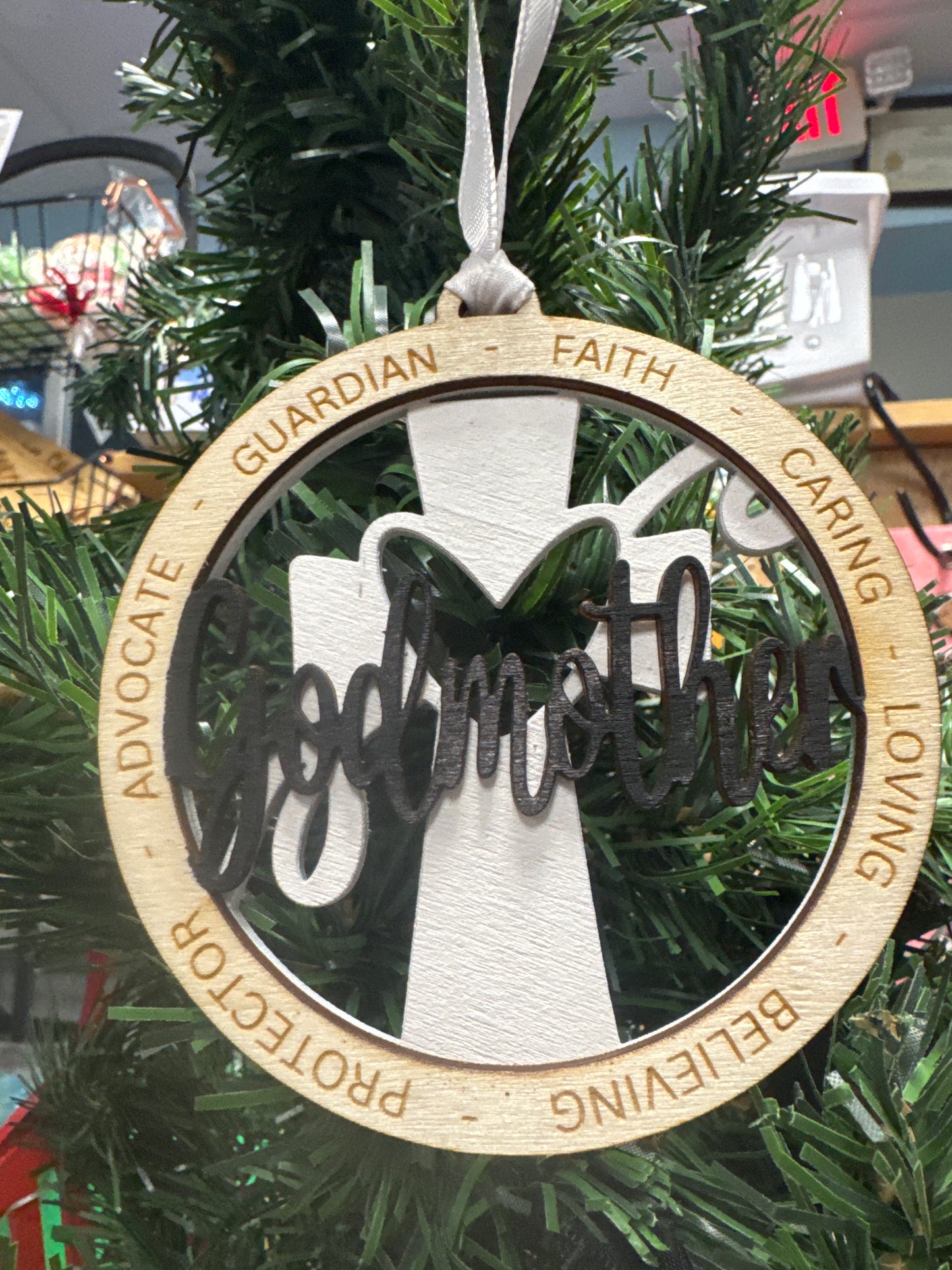 Godmother Custom Wooden Ornament Great Holiday