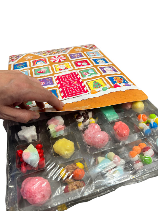 Countdown Advent or Holiday Calendar, made with a variety of Freeze Dried