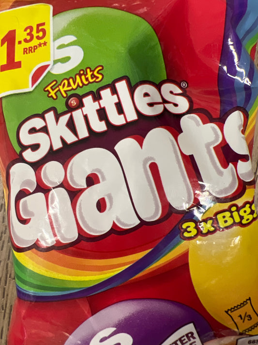 Skittles giants from the uk