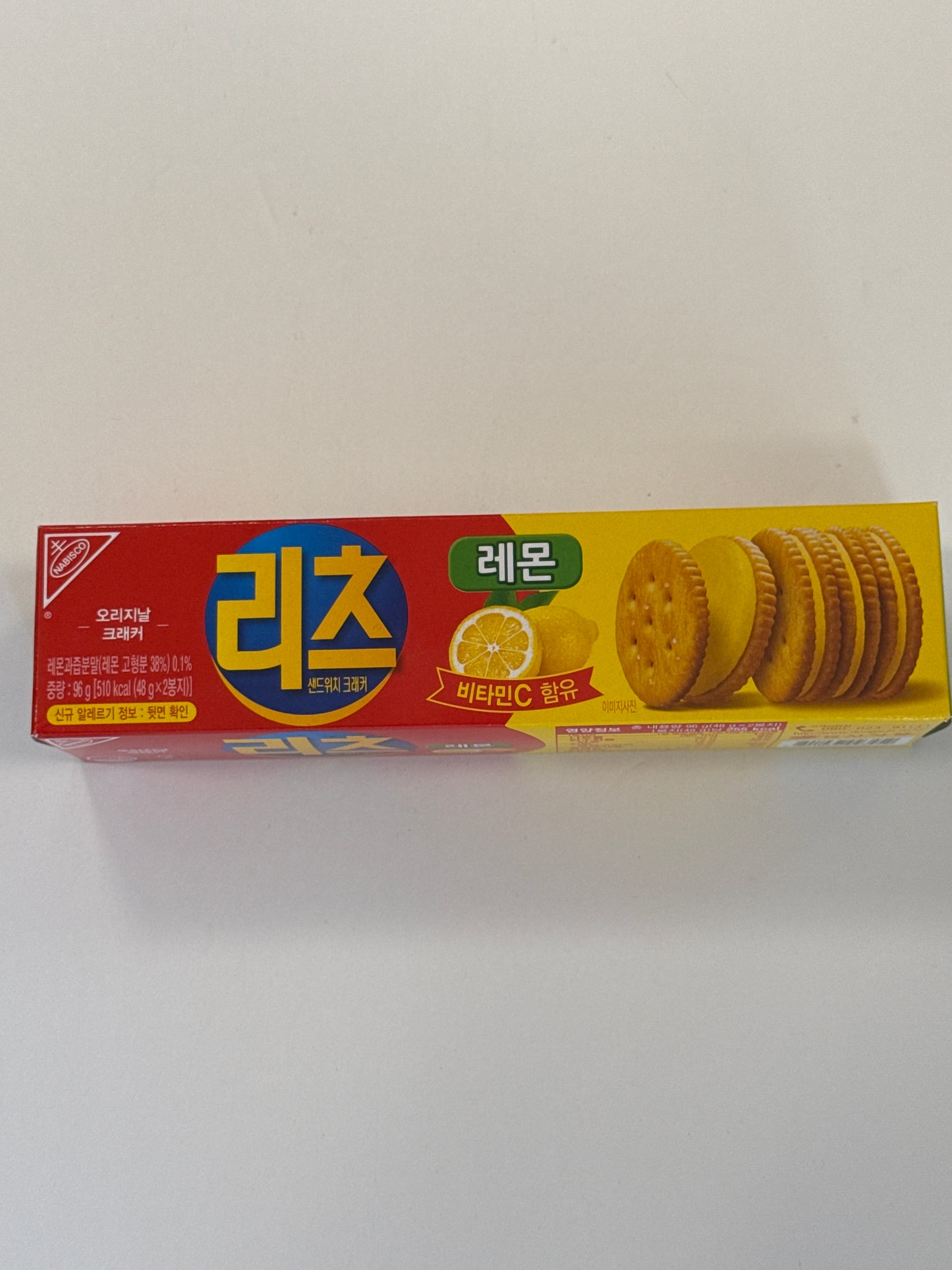 Ritz lemon cracker sandwich south Korea