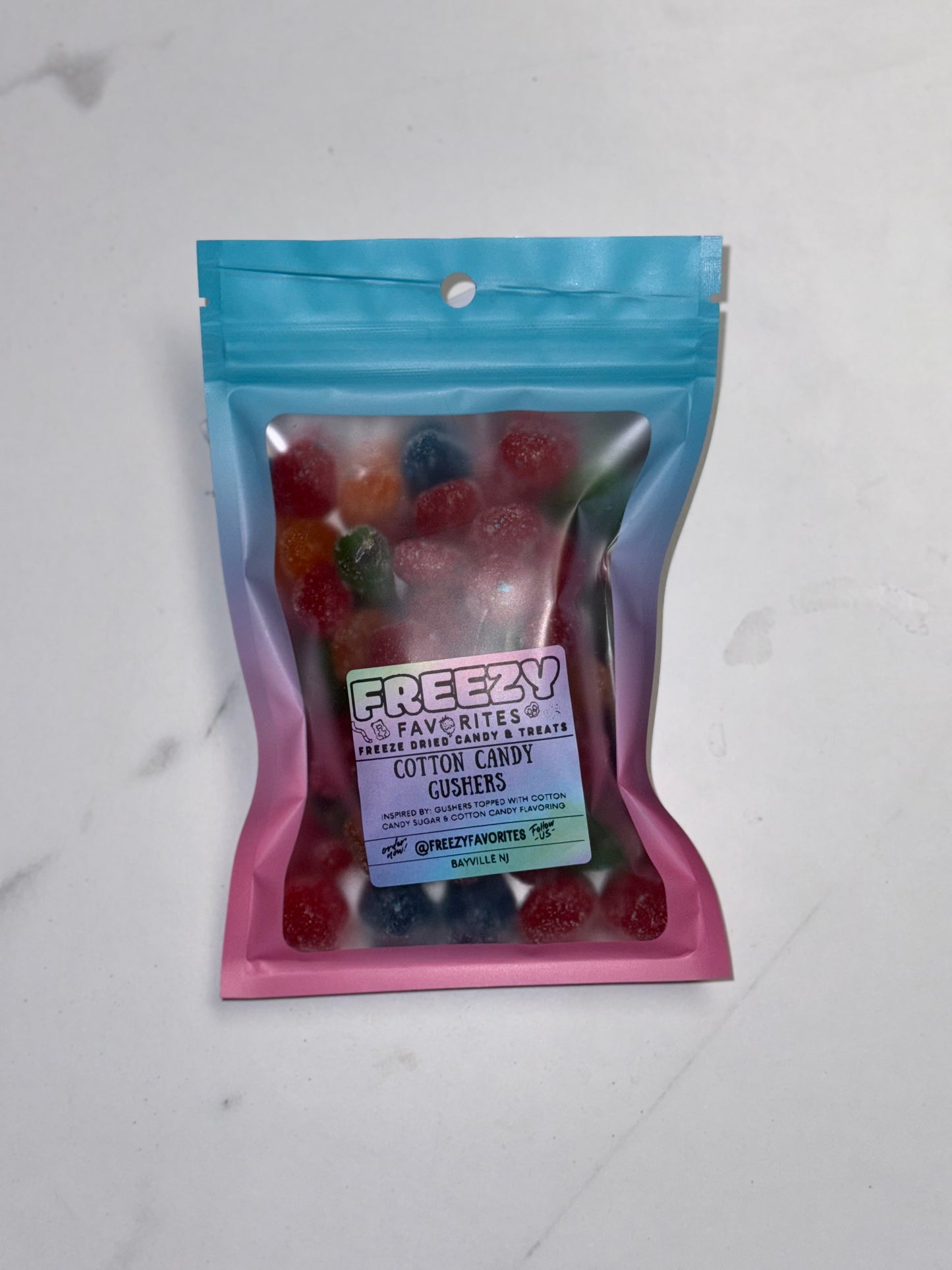 Freezy Favorites Cotton Candy Gushers