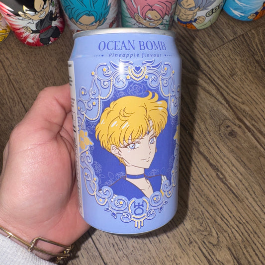 Ocean Bomb Sailor Moon Sparkling Water Pineapple Flavor (330ml) (Taiwan)