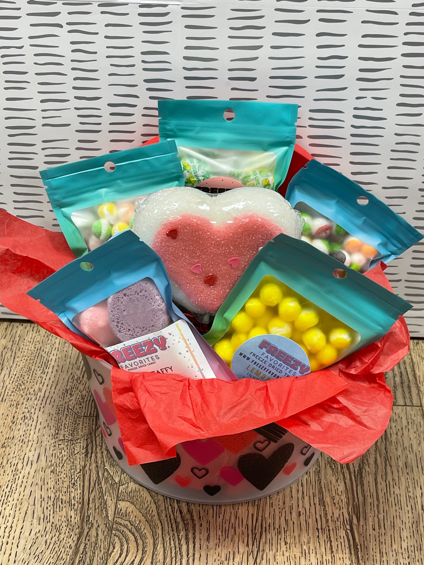 Freeze Dried Valentines Bucket!